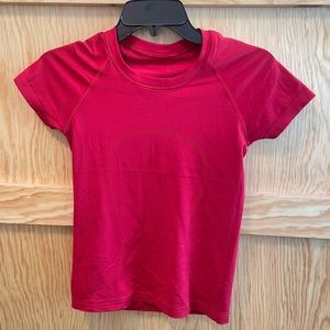 Red Swiftly Tech Shirt Sleeve Lululemon Top